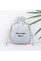 Pack of 25pcs Round Lace Jewelry Potli, Personalized Jewelry Pouch Gift Packaging Bags