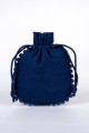 Pack of 25pcs Round PomPom Jewelry Potli, Personalized Jewelry Pouch Gift Packaging Bags