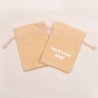 Pack Of 25 Bottom PomPom Jewelry Potli, Personalized Jewelry Pouch, Gift Packaging Bags, Jewelry Storage Bags