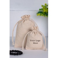 Pack of 25pcs Jewelry Potli, Personalized Jewelry Bags, Gift Packaging Bags, 100% Organic Jewelry Pouches, Jewelry Bags Wholesale
