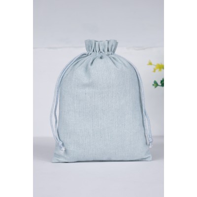 Pack of 25pcs Golden Jewelry Potli, Personalized Jewelry Bags, 100% Pure Cotton Potli Bags