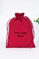 Pack of 25pcs White Jewelry Potli, Personalized Jewelry Pouch Gift Packaging Bags