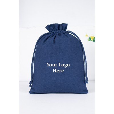 Pack of 25pcs Gray Cotton Potli Bags, Personalized Jewelry Packaging Pouches, Gif Packaging Pouches