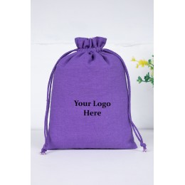 Pack of 25pcs Purple Jewelry Potli, Personalized Jewelry Pouch, Gift Packaging Bags