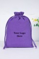 Pack of 25pcs White Jewelry Potli, Personalized Jewelry Pouch Gift Packaging Bags