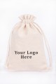 Pack of 25pcs White Jewelry Potli, Personalized Jewelry Pouch Gift Packaging Bags