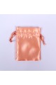 Light Pink Pack of 25pcs  Satin Jewelry Potli, Personalized Jewelry Pouch Gift Packaging Bags