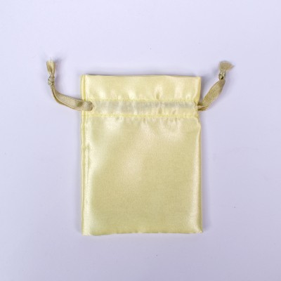 Pack of 25pcs Bluish Gray Satin Jewelry Potli, Personalized Jewelry Pouch, Gift Packaging Bags, Satin Bags & Pouch