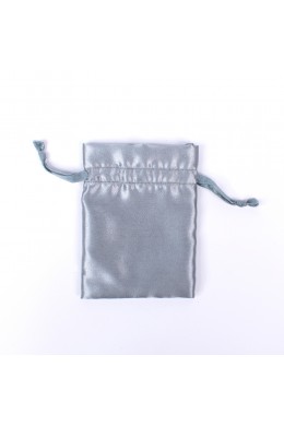 Light Gray Pack of 25pcs  Satin Jewelry Potli, Personalized Jewelry Pouch Gift Packaging Bags