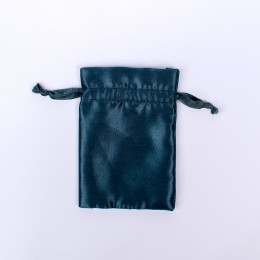 Pack of 25pcs Bluish Gray Satin Jewelry Potli, Personalized Jewelry Pouch, Gift Packaging Bags, Satin Bags & Pouch