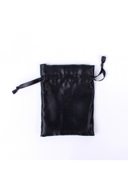 Black Pack of 25pcs  Satin Jewelry Potli, Personalized Jewelry Pouch Gift Packaging Bags