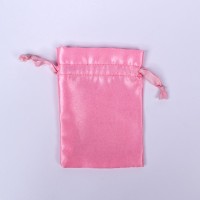 Pack of 25pcs Light Pink Satin Jewelry Potli, Personalized Jewelry Pouch, Gift Packaging Bags, Satin Bags & Pouch