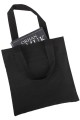 Black Cotton Personalized Tote Bags (Pack of 25)