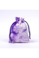 Pack of 25pcs Gray Tye-Dye Jewelry Potli, Personalized Jewelry Pouch Gift Packaging Bags